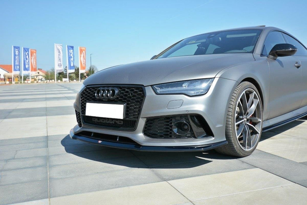 Maxton Design FRONT SPLITTER V.2 Audi RS7 C7
