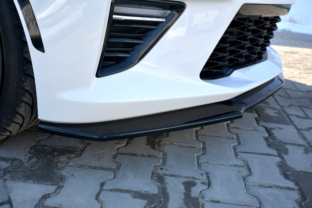 Maxton Design FRONT SPLITTER V.2 CHEVROLET CAMARO 6TH-GEN. PHASE-I 2SS COUPE