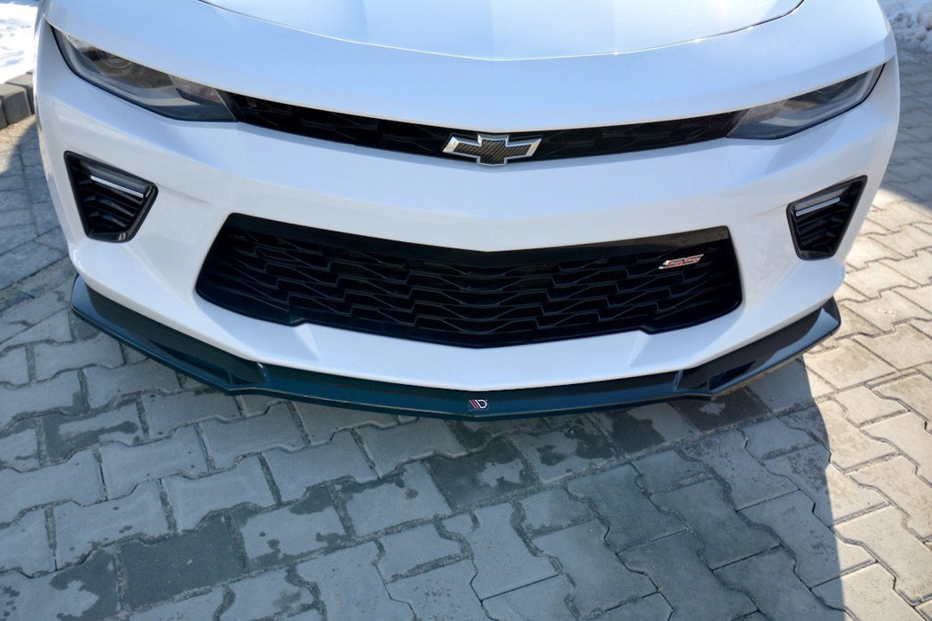 Maxton Design FRONT SPLITTER V.2 CHEVROLET CAMARO 6TH-GEN. PHASE-I 2SS COUPE