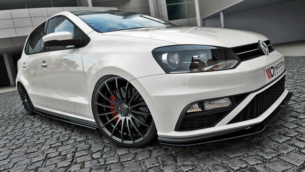 Maxton Design FRONT SPLITTER V.2 Volkswagen Polo GTI Mk5 Facelift