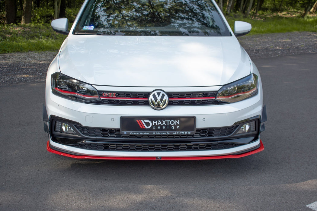 Maxton Design FRONT SPLITTER V.2 Volkswagen Polo GTI / R-line Mk6