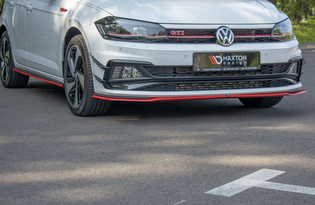 Maxton Design FRONT SPLITTER V.2 Volkswagen Polo GTI / R-line Mk6