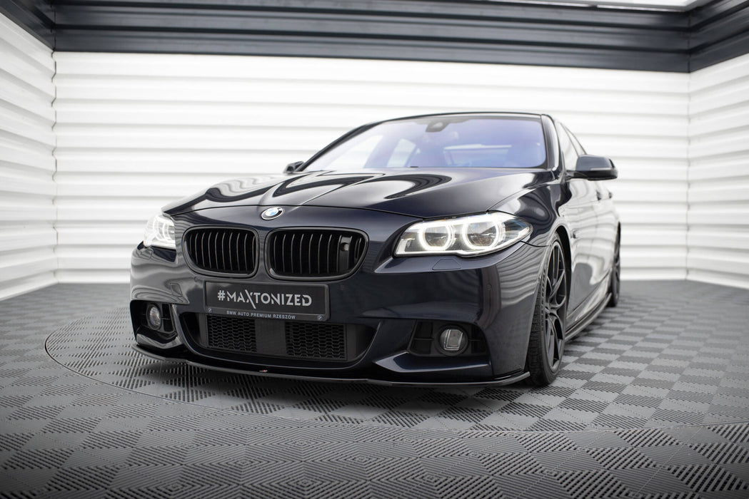 Maxton Design FRONT SPLITTER V.2 for BMW 5 F10/F11 MPACK