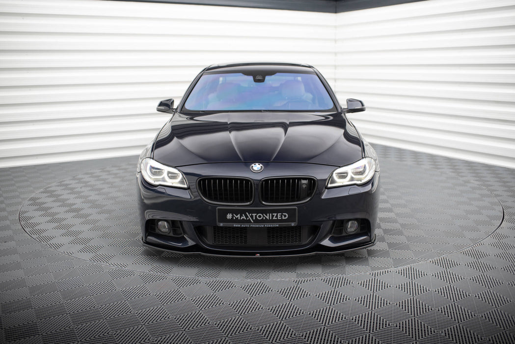 Maxton Design FRONT SPLITTER V.2 for BMW 5 F10/F11 MPACK