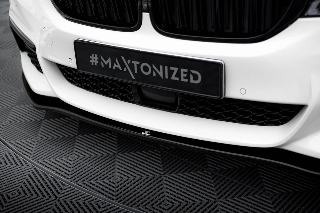 Maxton Design FRONT SPLITTER V.2 for BMW 5 M-Pack / M550d / M550i G30/ G31 M-Pack
