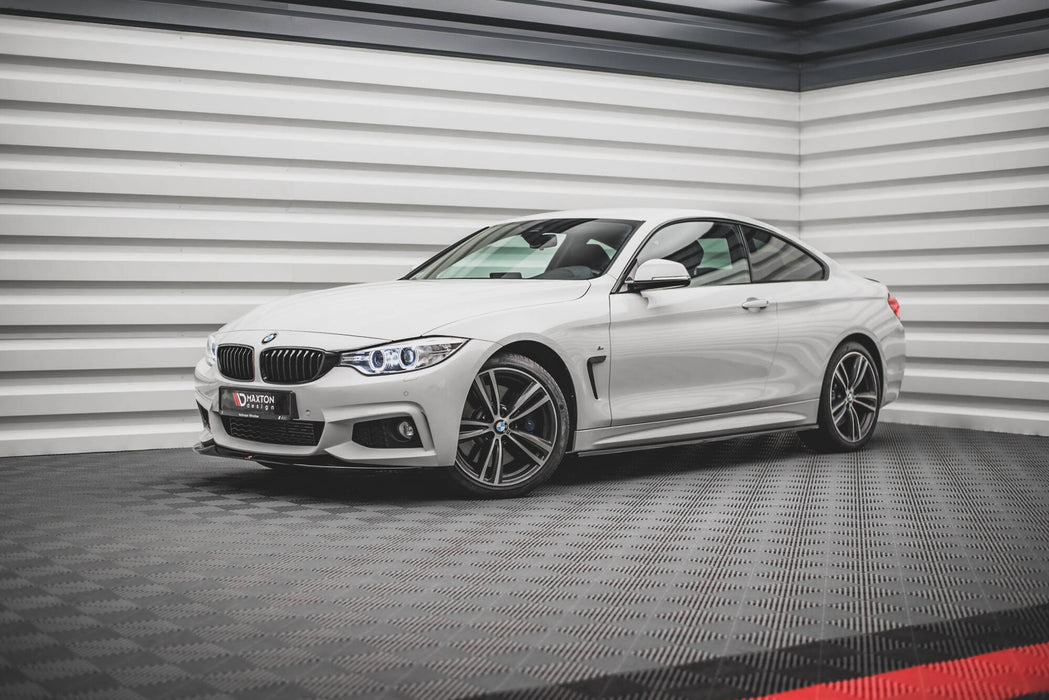 Maxton Design FRONT SPLITTER V.2 for V.2 BMW 4 Coupe / Gran Coupe / Cabrio M-Pack F32 / F36 / F33