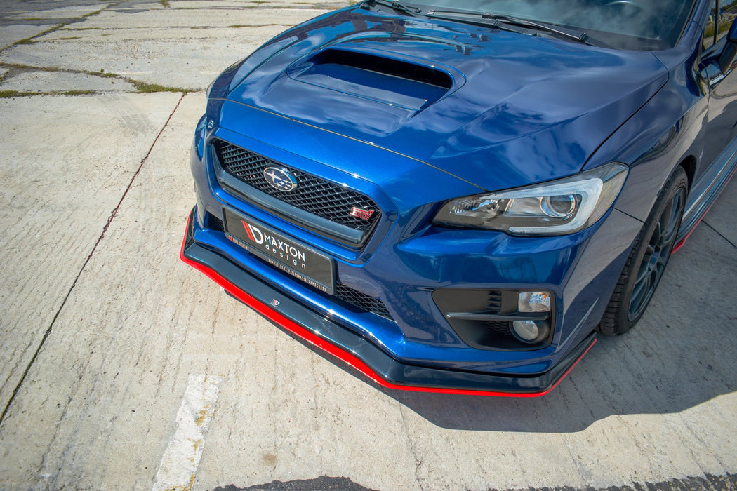 Maxton Design FRONT SPLITTER V.3 SUBARU  WRX STI