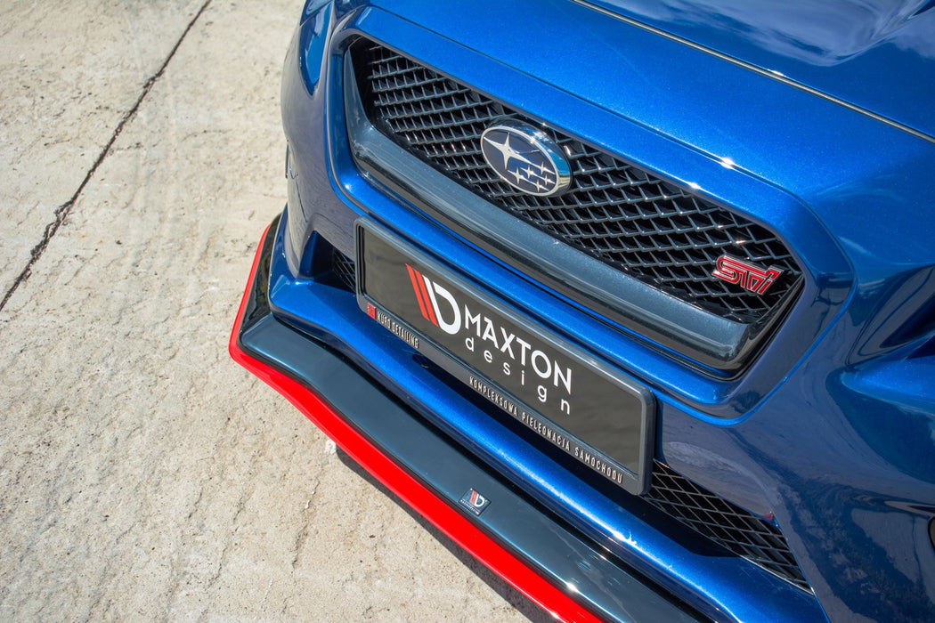 Maxton Design FRONT SPLITTER V.3 SUBARU  WRX STI
