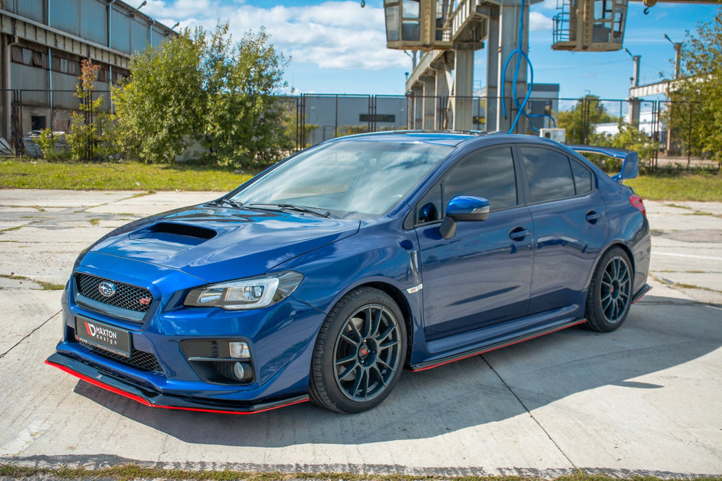 Maxton Design FRONT SPLITTER V.3 SUBARU  WRX STI