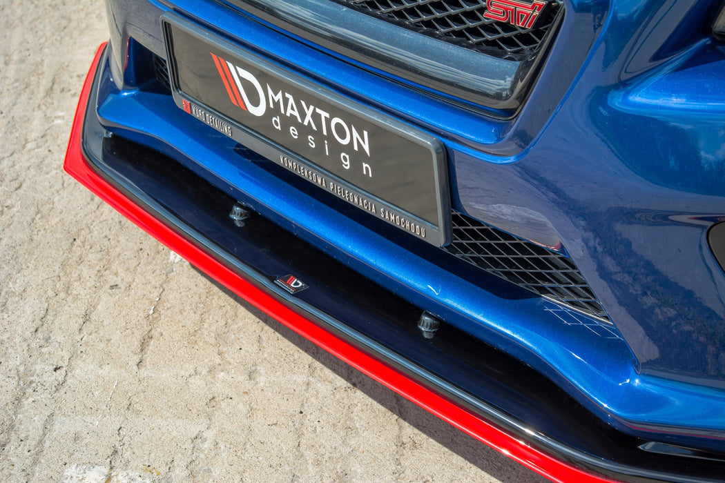 Maxton Design FRONT SPLITTER V.4 SUBARU  WRX STI
