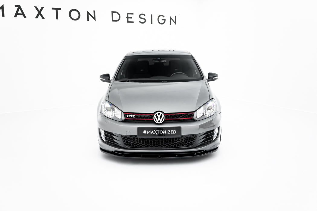 Maxton Design FRONT SPLITTER VER.2 VW GOLF VI (FOR GOLF GTI 35TH)