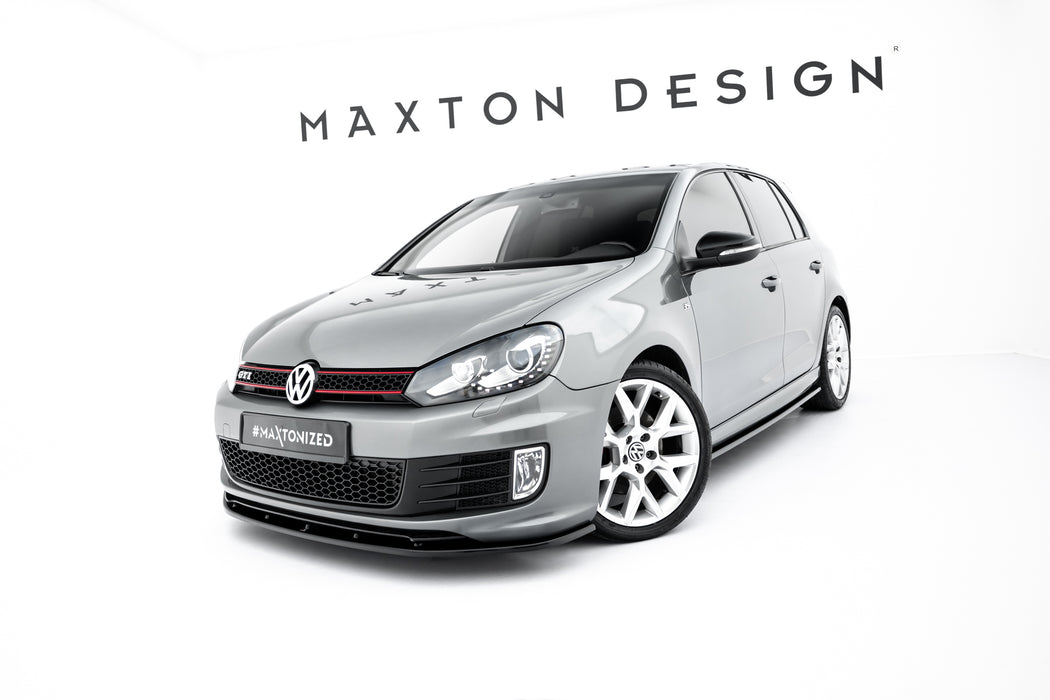 Maxton Design FRONT SPLITTER VER.2 VW GOLF VI (FOR GOLF GTI 35TH)