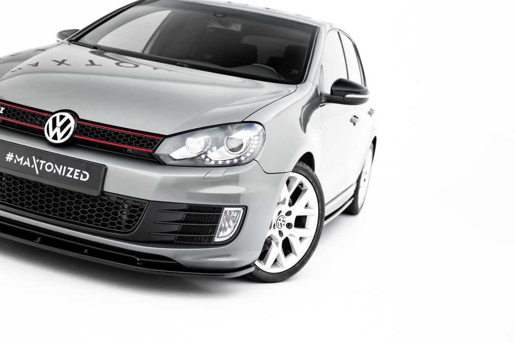 Maxton Design FRONT SPLITTER VER.2 VW GOLF VI (FOR GOLF GTI 35TH)