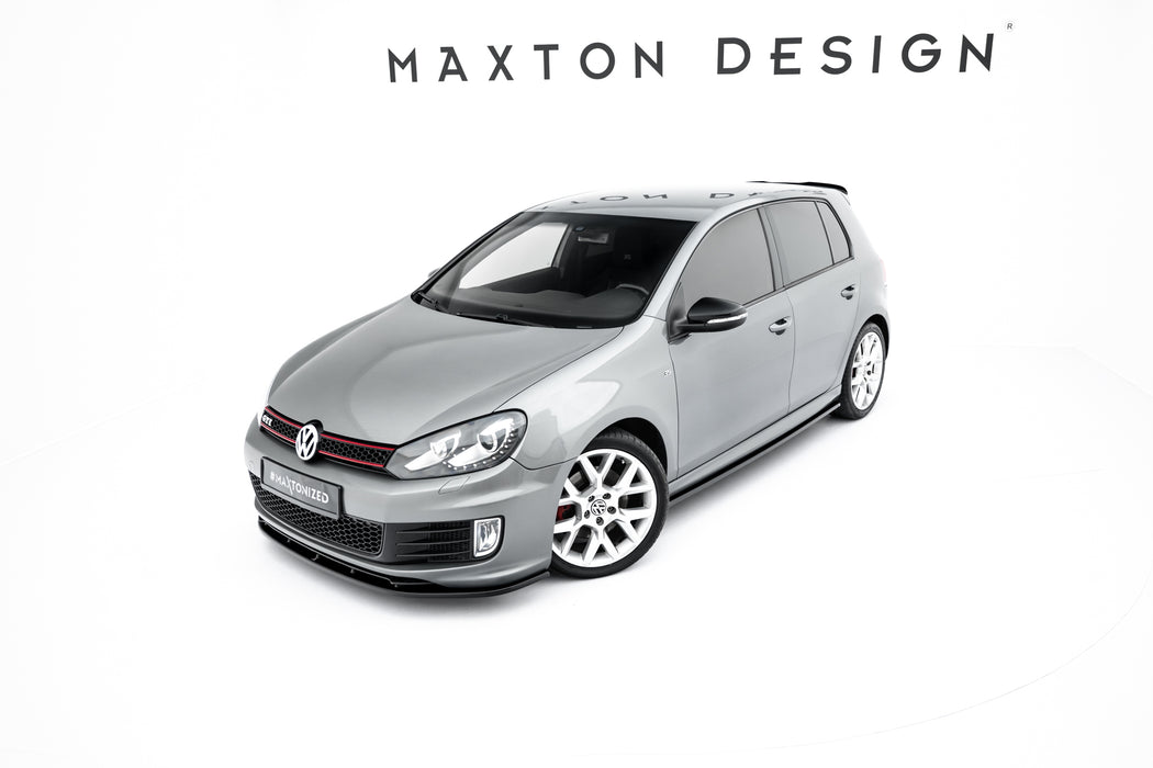 Maxton Design FRONT SPLITTER VER.2 VW GOLF VI (FOR GOLF GTI 35TH)