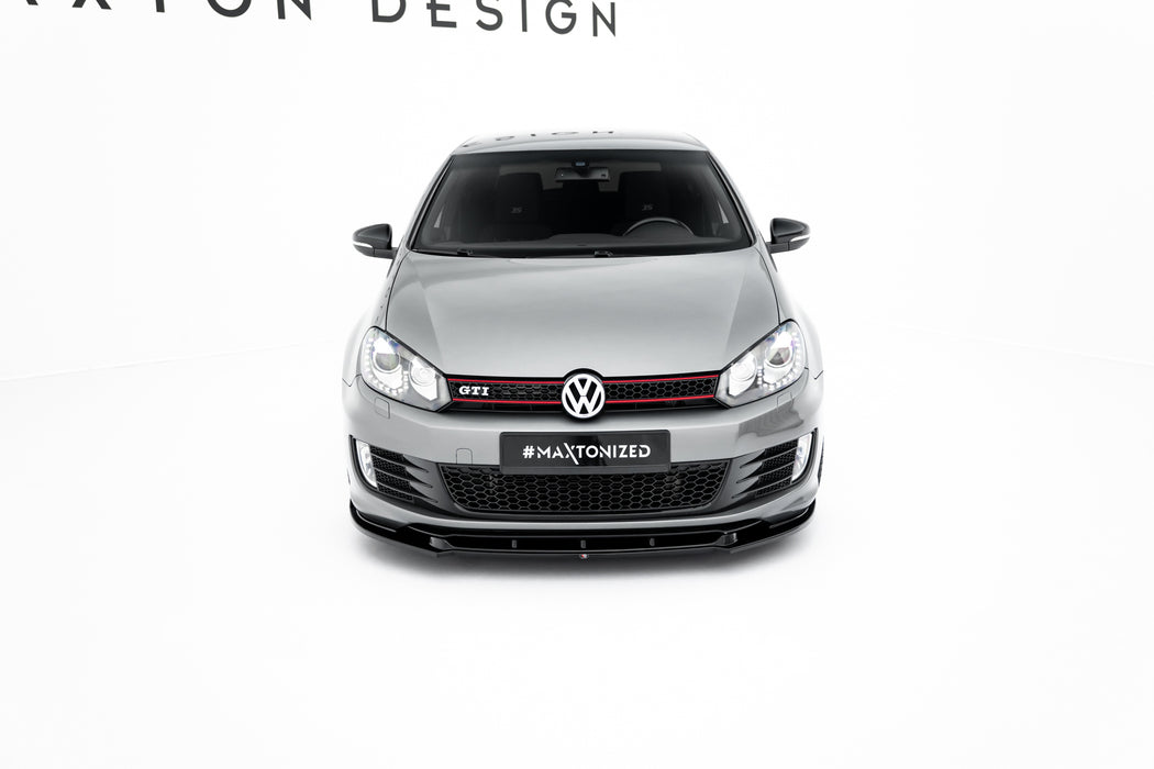 Maxton Design FRONT SPLITTER VW GOLF VI GTI 35TH