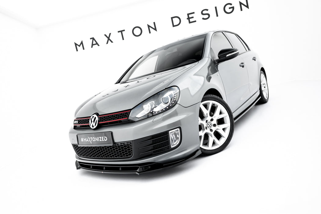 Maxton Design FRONT SPLITTER VW GOLF VI GTI 35TH