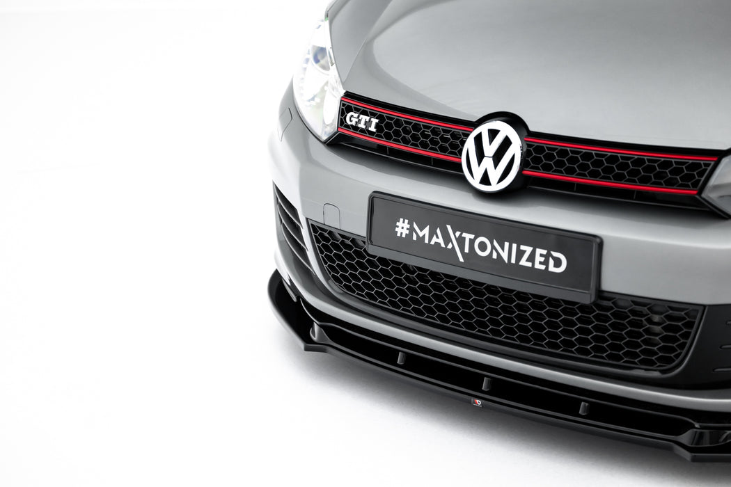 Maxton Design FRONT SPLITTER VW GOLF VI GTI 35TH