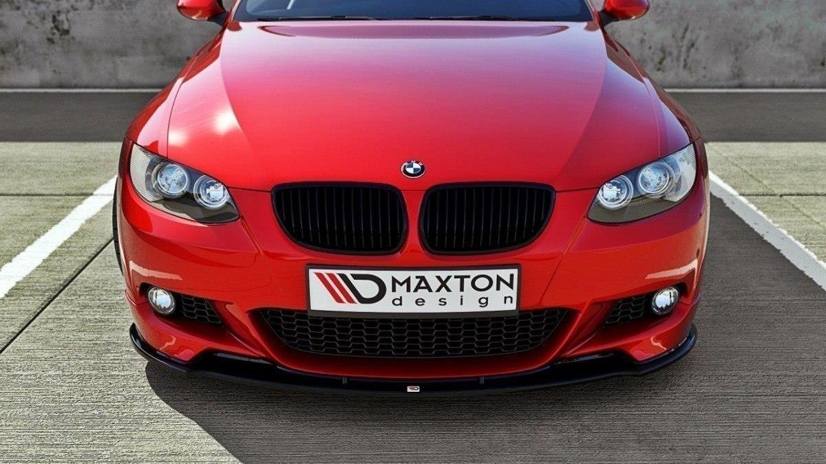 Maxton Design FRONT SPLITTER for BMW 3 E92 MPACK (PREFACE MODEL fits M Performance splitters)