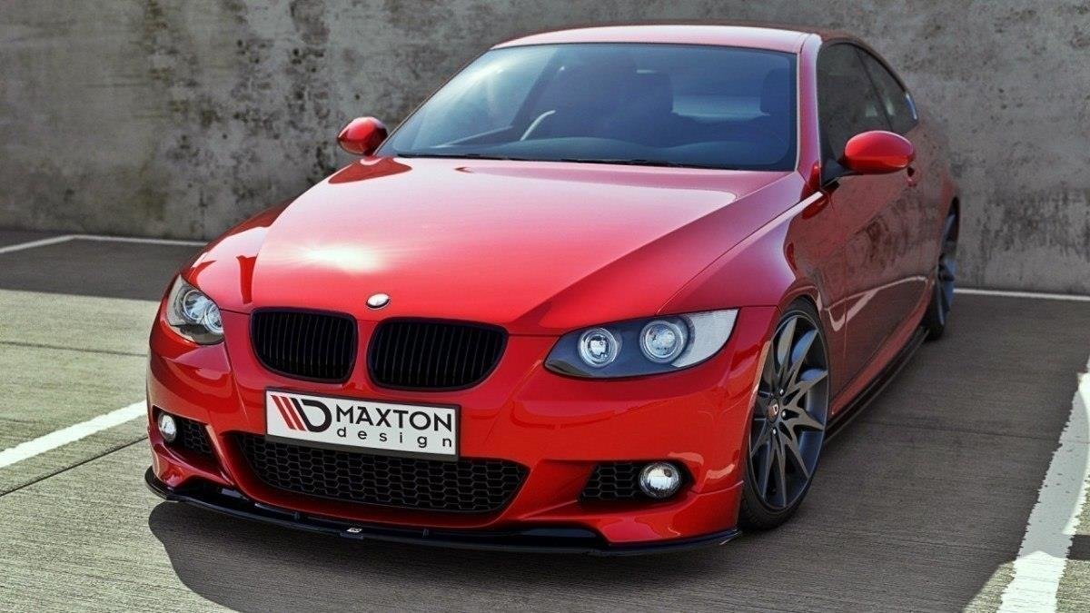 Maxton Design FRONT SPLITTER for BMW 3 E92 MPACK (PREFACE MODEL fits M Performance splitters)