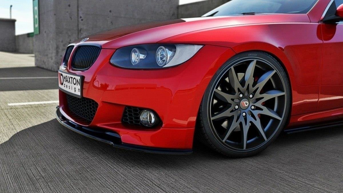 Maxton Design FRONT SPLITTER for BMW 3 E92 MPACK (PREFACE MODEL fits M Performance splitters)