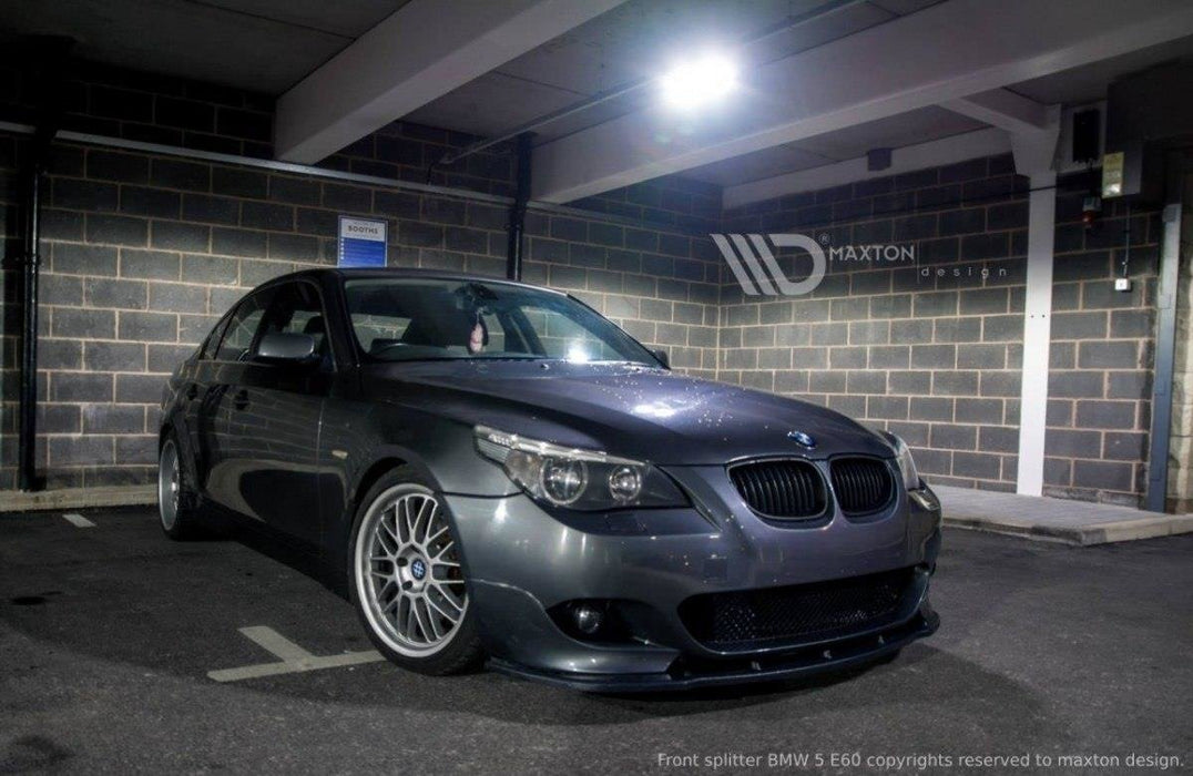 Maxton Design FRONT SPLITTER for BMW 5 E60 M-PACK