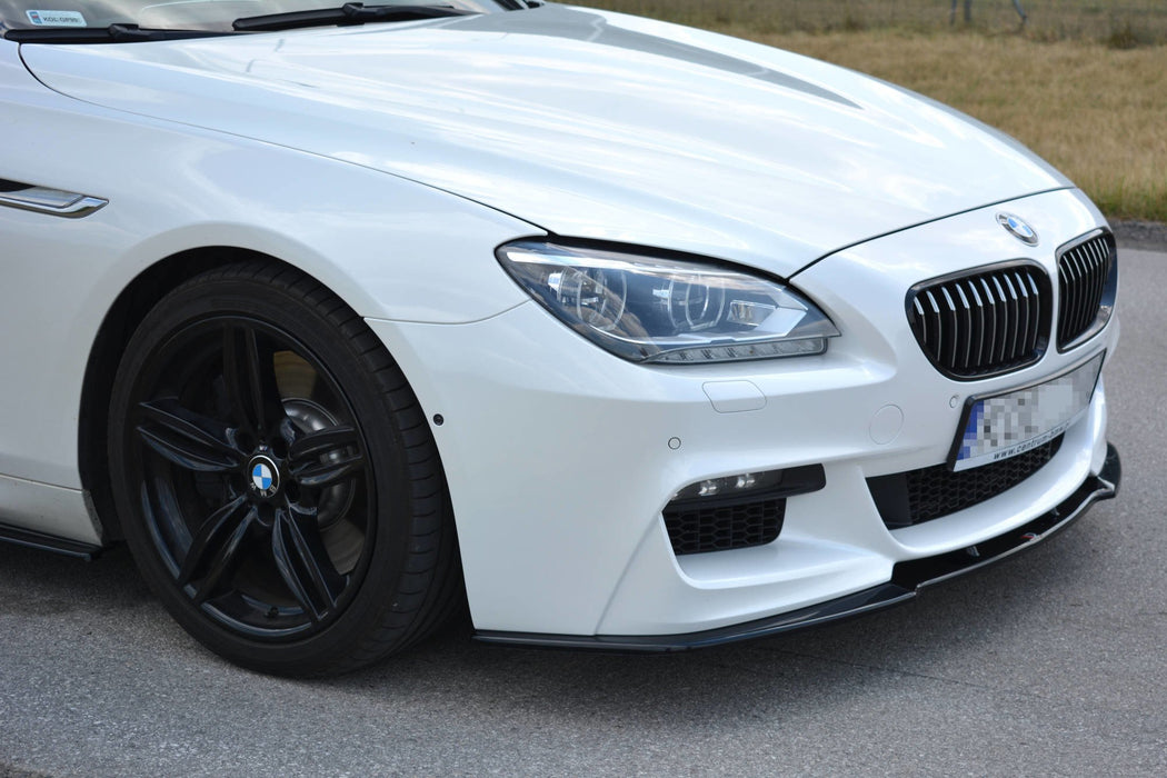 Maxton Design FRONT SPLITTER for BMW 6 Gran Coupé MPACK