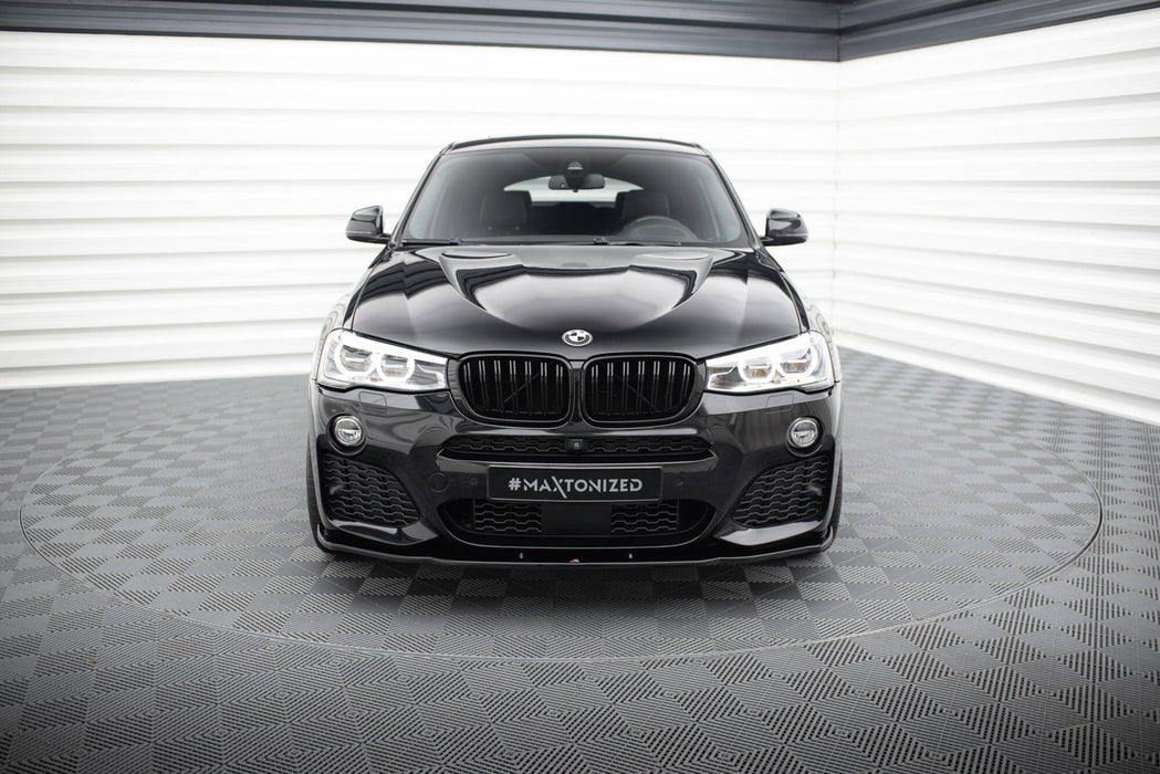 Maxton Design FRONT SPLITTER for BMW X4 M-PACK