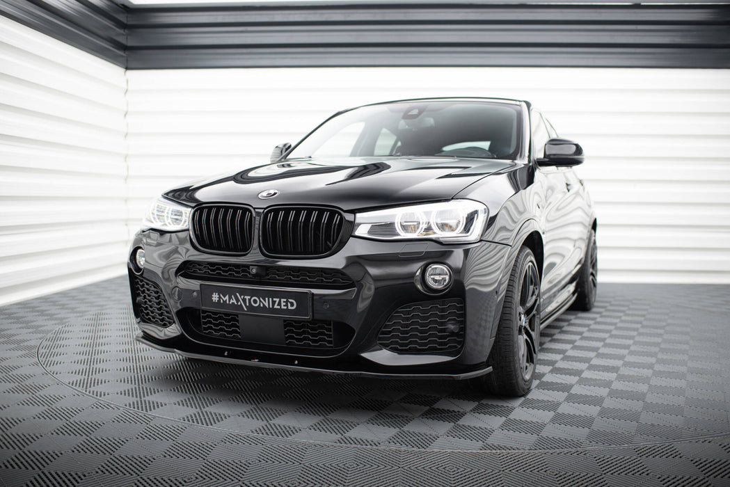 Maxton Design FRONT SPLITTER for BMW X4 M-PACK