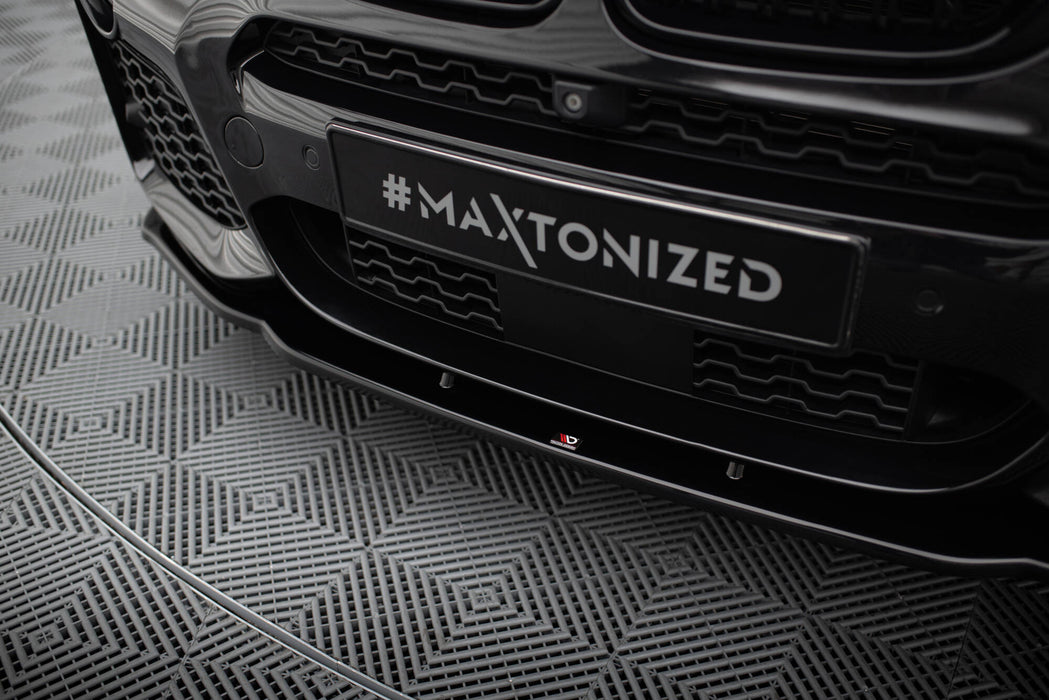 Maxton Design FRONT SPLITTER for BMW X4 M-PACK
