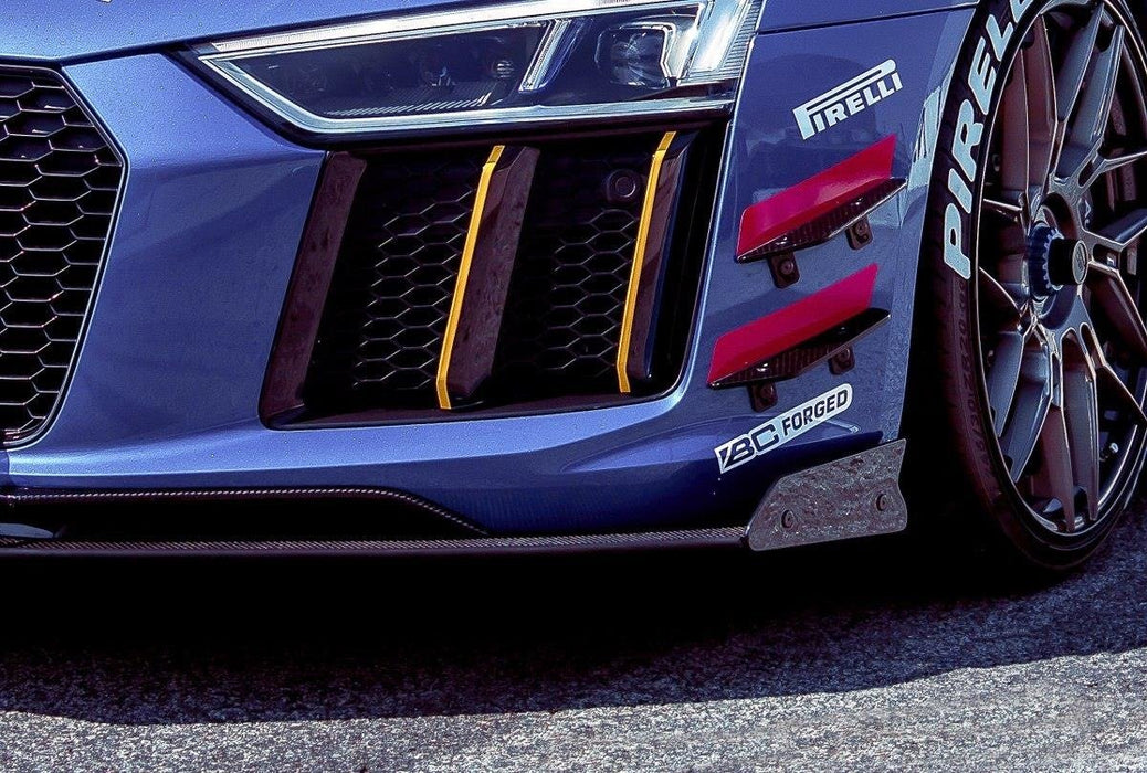 Maxton Design Front Bumper Wings (Canards) Audi R8 Mk.2
