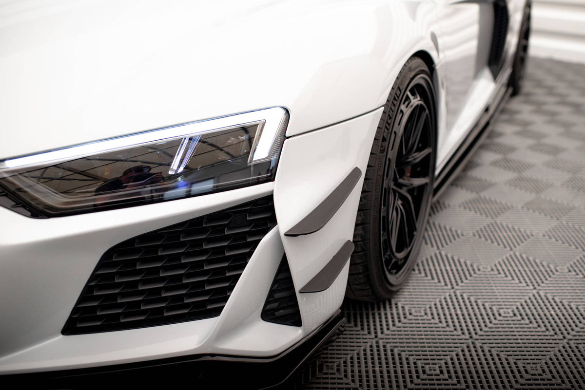Maxton Design Front Bumper Wings (Canards) Audi R8 Mk2 Facelift ...