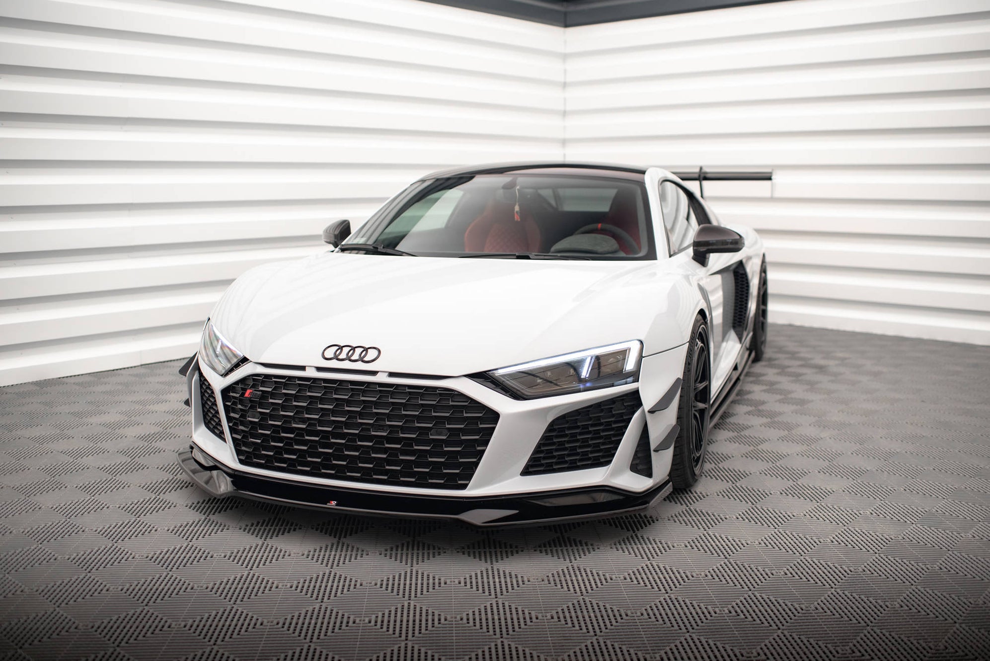 Maxton Design Front Bumper Wings (Canards) Audi R8 Mk2 Facelift ...