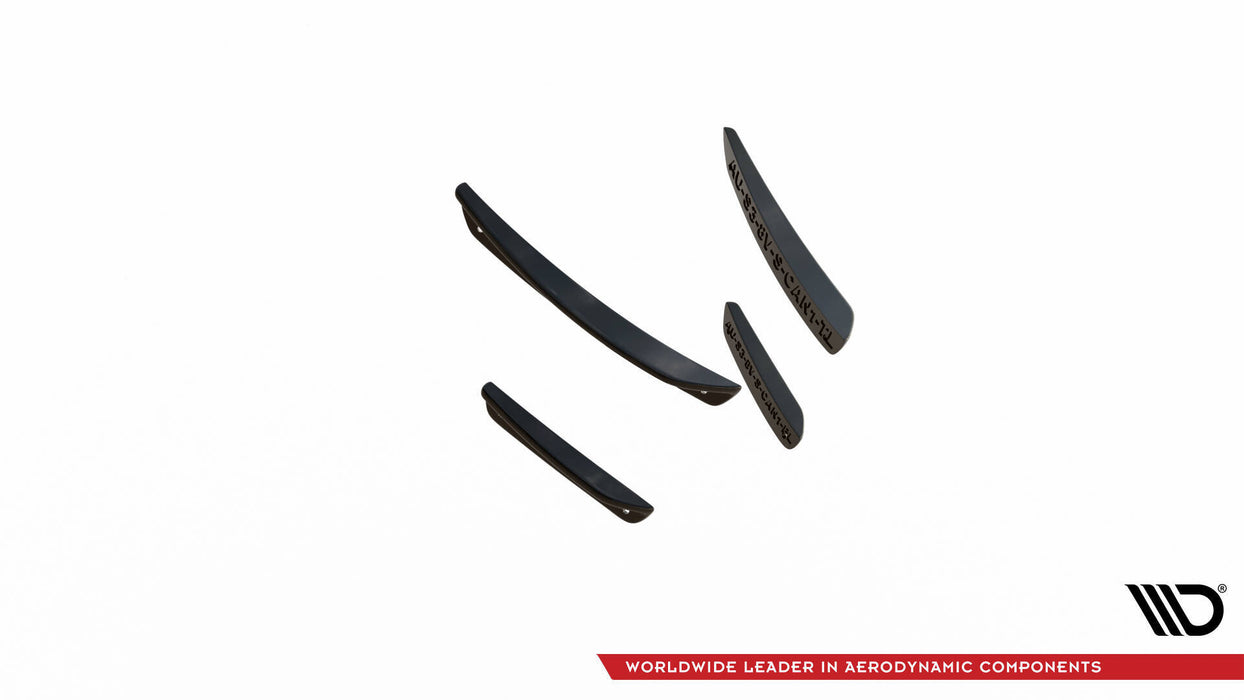 Maxton Design Front Bumper Wings (Canards) Audi S3 / A3 S-Line 8V Sedan / Cabrio