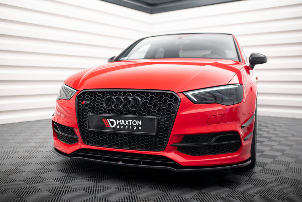 Maxton Design Front Bumper Wings (Canards) Audi S3 / A3 S-Line 8V Sedan / Cabrio