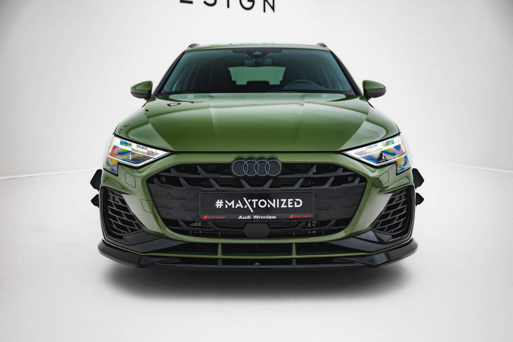 Maxton Design Front Bumper Wings (Canards) Audi S3 Sportback / A3 S-line Sportback  8Y Facelift