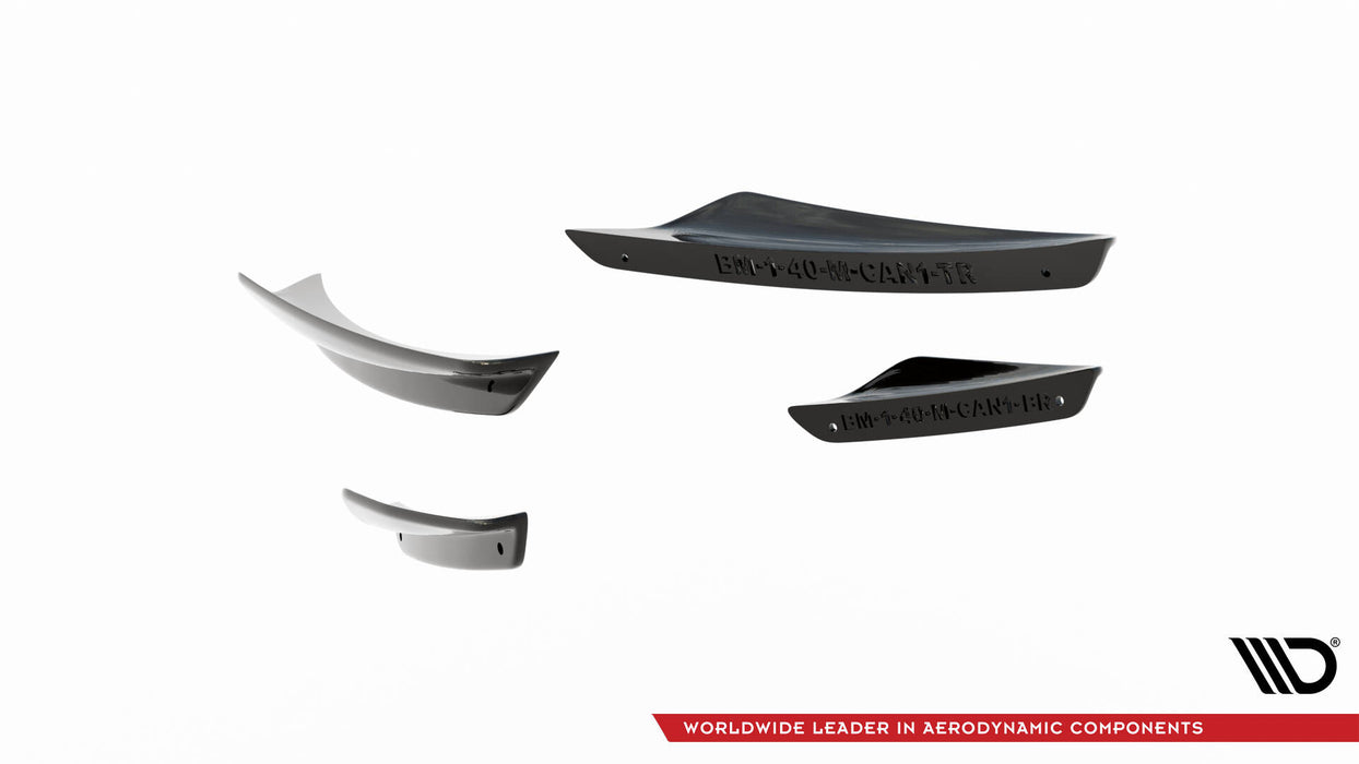 Maxton Design Front Bumper Wings (Canards) BMW 1 M-Pack / M135i / 128ti F40