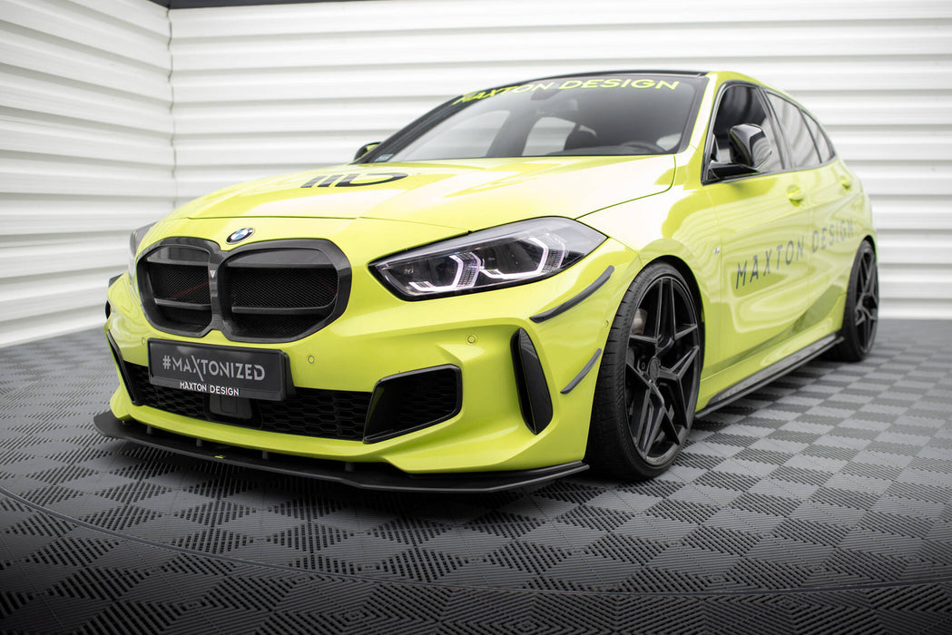 Maxton Design Front Bumper Wings (Canards) BMW 1 M-Pack / M135i / 128ti F40