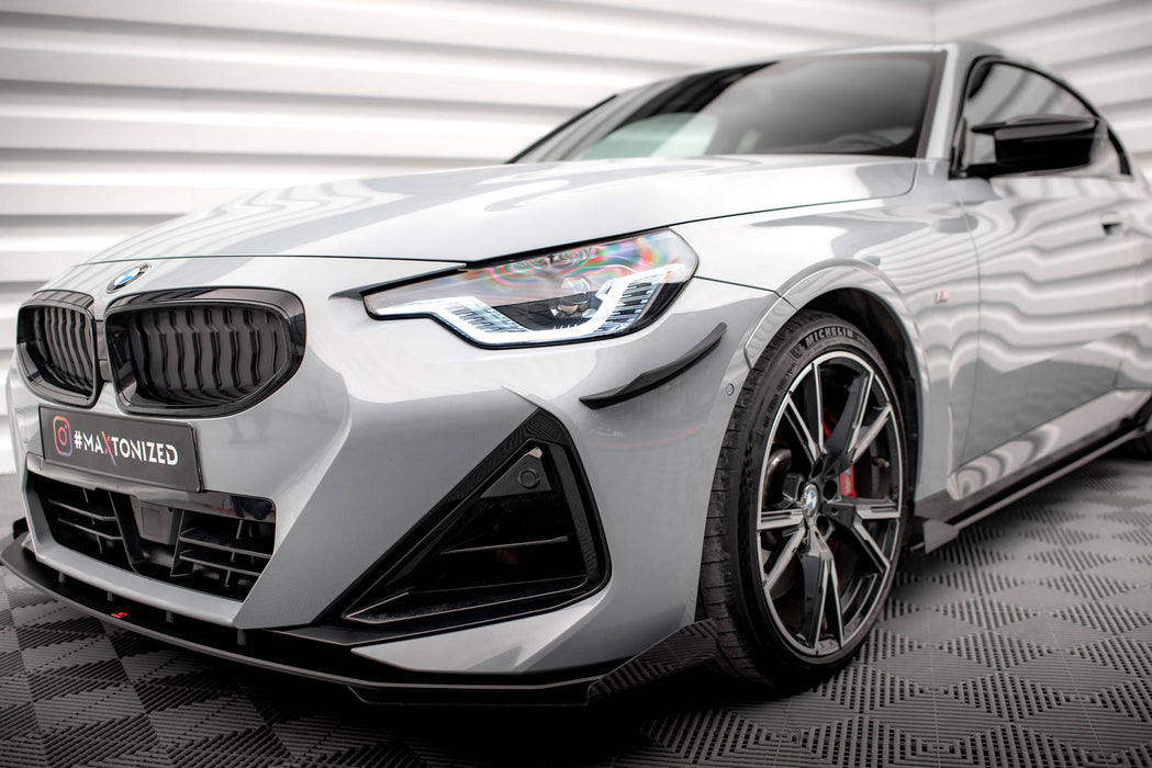 Maxton Design Front Bumper Wings (Canards) BMW 2 Coupe M-Pack / M240i G42