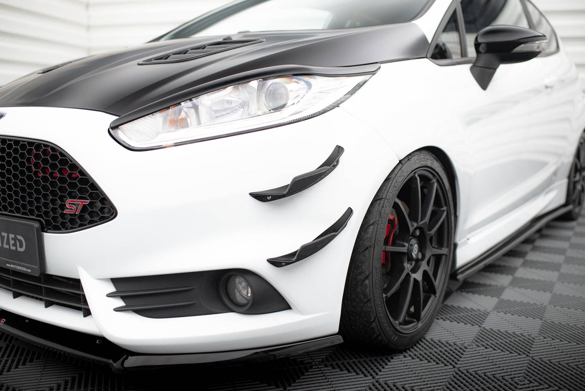 Maxton Design Front Bumper Wings (Canards) Ford Fiesta 7 ST Facelift ...