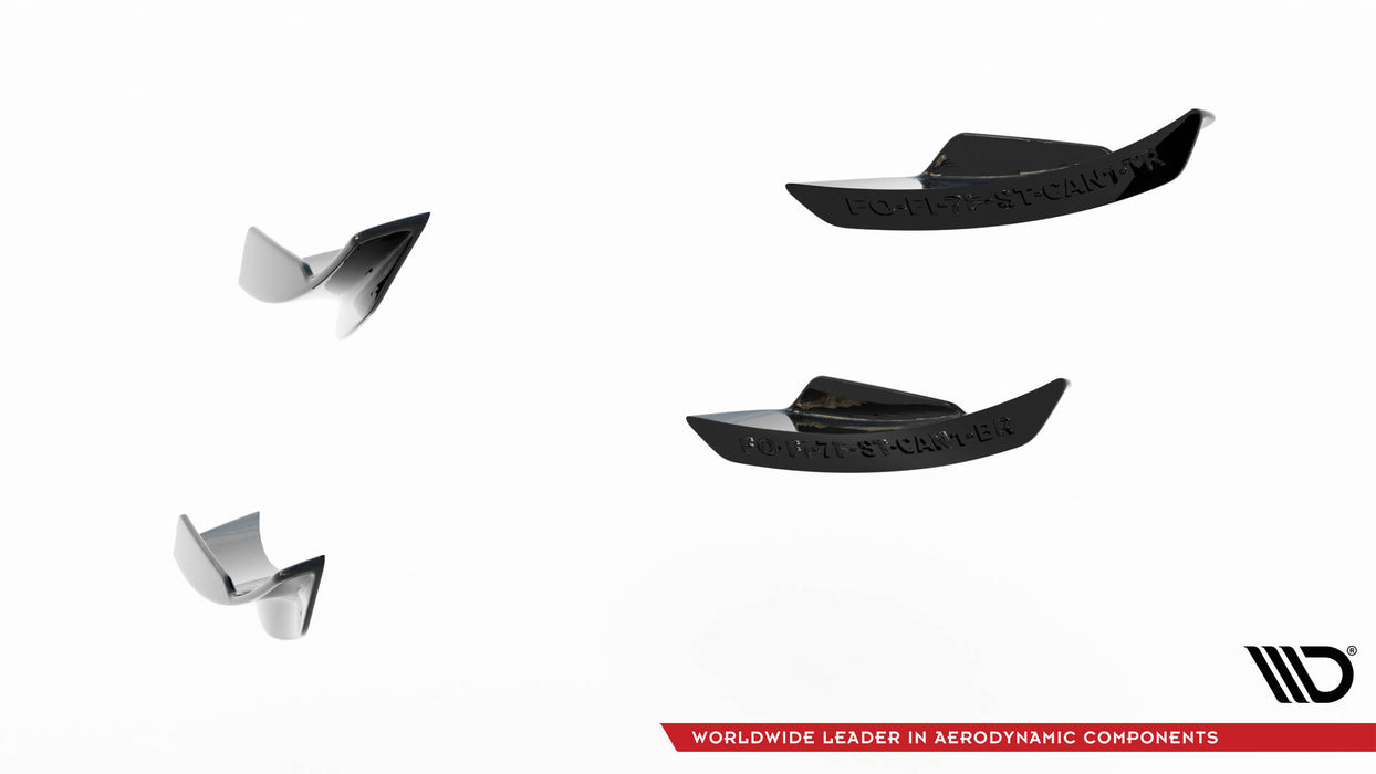 Maxton Design Front Bumper Wings (Canards) Ford Fiesta 7 ST Facelift