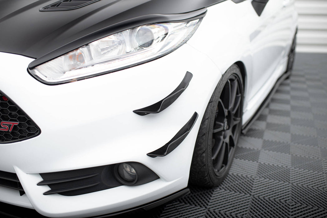 Maxton Design Front Bumper Wings (Canards) Ford Fiesta 7 ST Facelift
