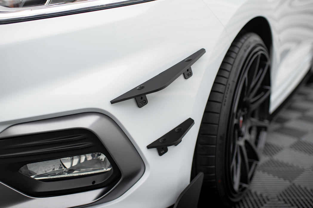 Maxton Design Front Bumper Wings (Canards) Ford Fiesta Mk8 ST/ ST-Line