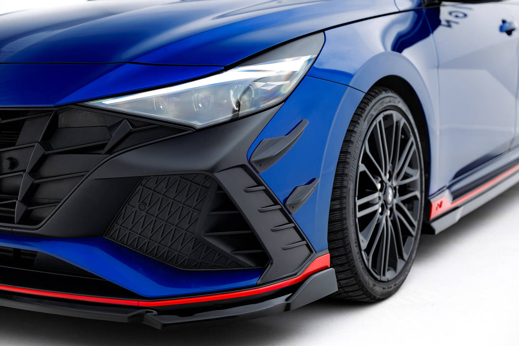 Maxton Design Front Bumper Wings (Canards) Hyundai Elantra N Mk7