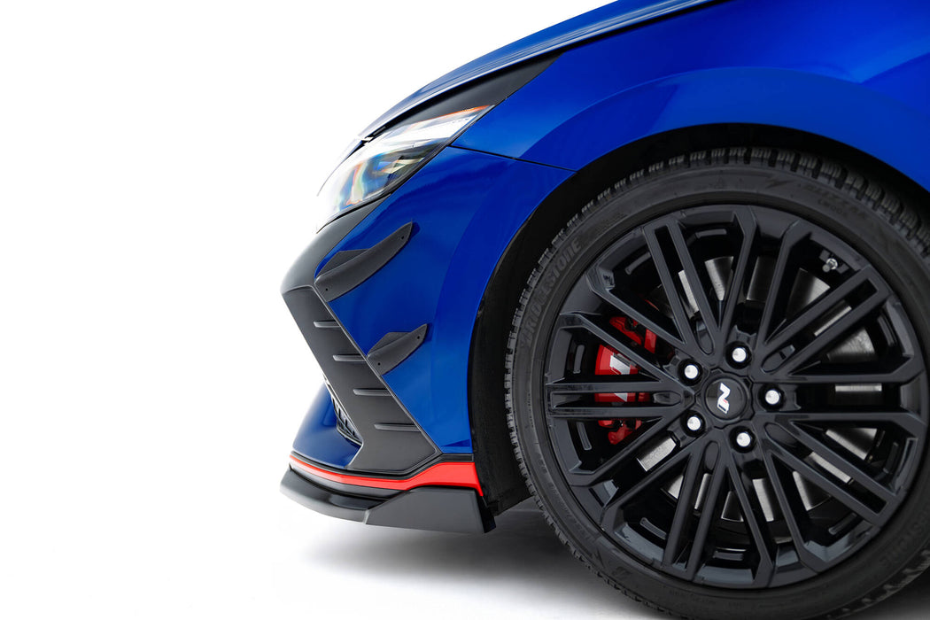 Maxton Design Front Bumper Wings (Canards) Hyundai Elantra N Mk7