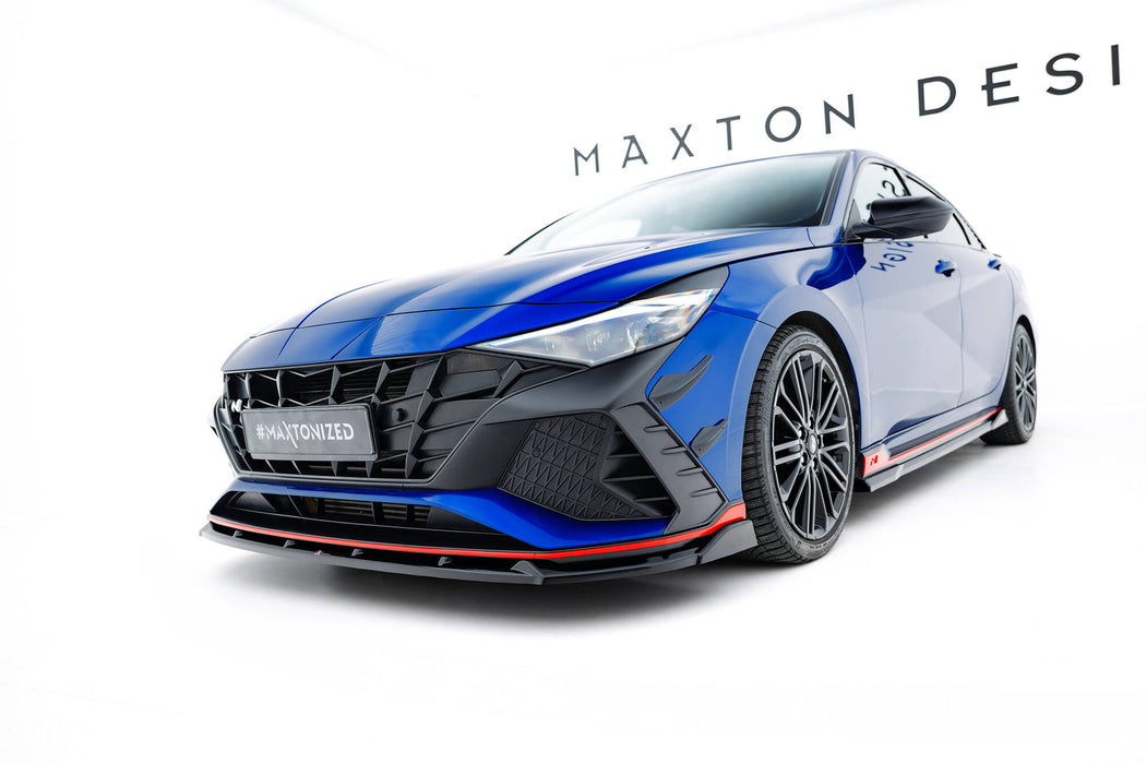 Maxton Design Front Bumper Wings (Canards) Hyundai Elantra N Mk7