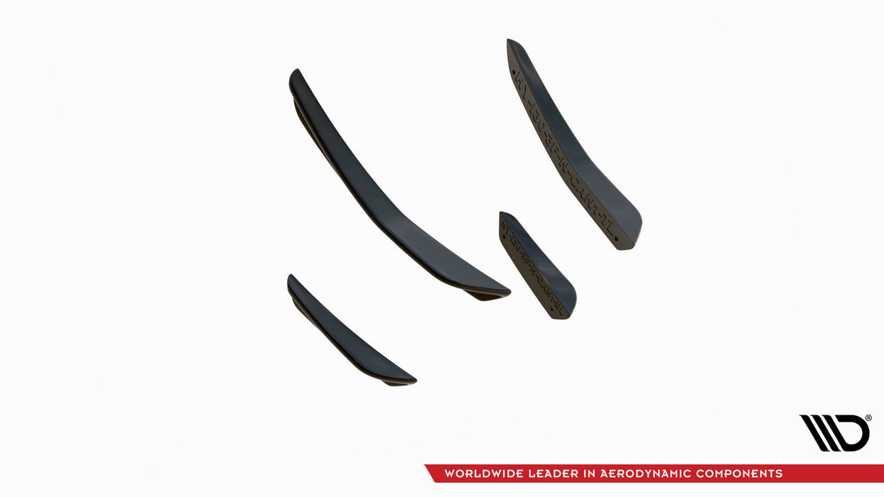 Maxton Design Front Bumper Wings (Canards) Hyundai I30 N / I30 N-Line Hatchback/Fastback Mk3 Facelift
