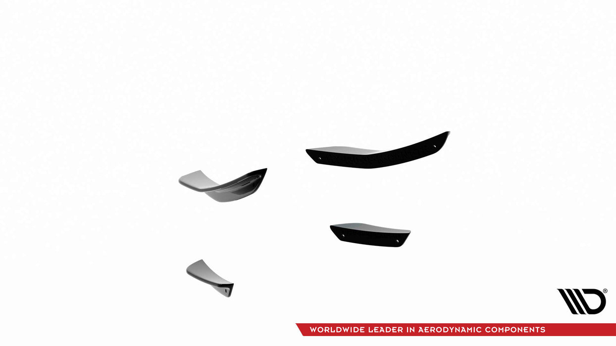 Maxton Design Front Bumper Wings (Canards) Hyundai I30 N / I30 N-Line Hatchback/Fastback Mk3 Facelift
