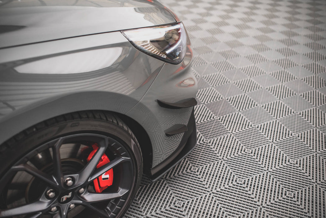 Maxton Design Front Bumper Wings (Canards) Hyundai I30 N / I30 N-Line Hatchback/Fastback Mk3 Facelift