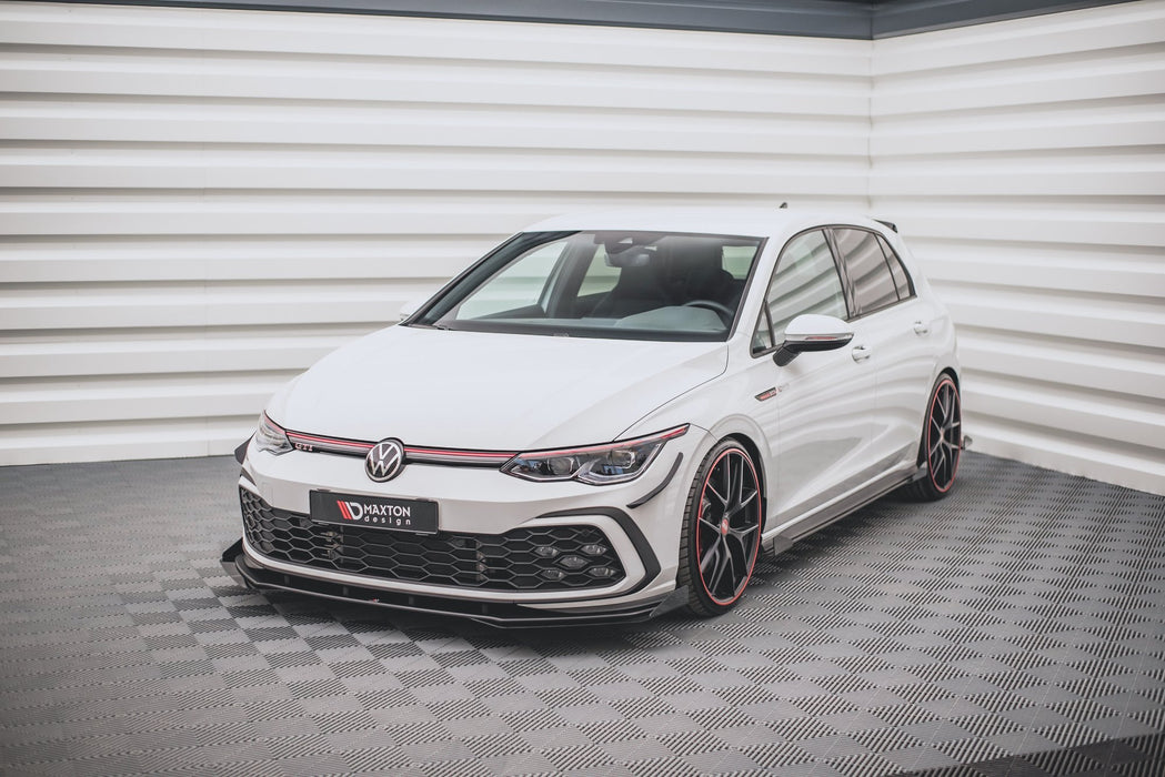Maxton Design Front Bumper Wings (Canards) Volkswagen Golf GTI Mk8