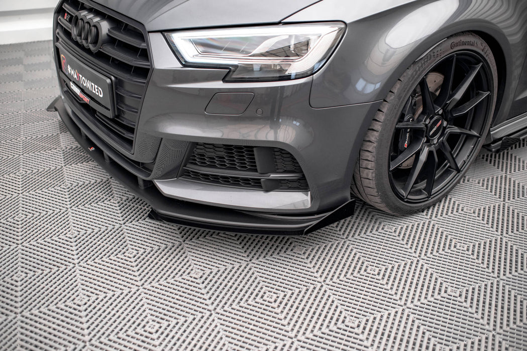 Maxton Design Front Flaps Audi S3 / A3 S-Line Sportback 8V Facelift